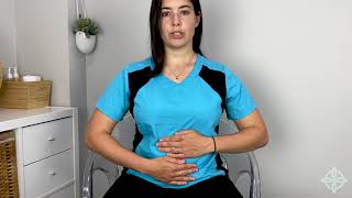 Seated Stacked Breathing  Covid Physical Therapy  Exercises [upl. by Ytirahs]