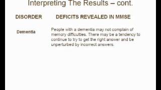 Part 4  How To Use The Mini Mental State Examination [upl. by Semaj]