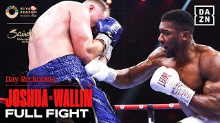 FULL FIGHT  Anthony Joshua vs Otto Wallin The Day of Reckoning [upl. by Aiveneg]