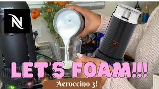 How To Foam Milk With Aeroccino 3 Make Coffee With Foam Tips amp Tricks  Easy Foamed Latte Recipe [upl. by Acined975]