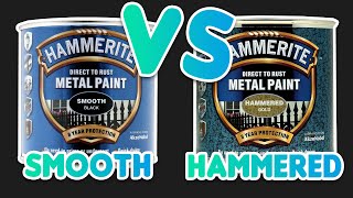 Hammerite smooth v hammered whats the difference [upl. by Gorey]