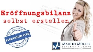 Eröffnungsbilanz selbst erstellen [upl. by Kaule]