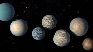 Hubble Observes Atmospheres of TRAPPIST1 Exoplanets in the Habitable Zone [upl. by Fokos624]