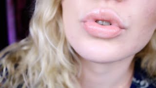 Up close kisses all over ASMR no talking [upl. by Norris286]