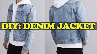 DIY Denim Jacket from Scratch [upl. by Sherris997]