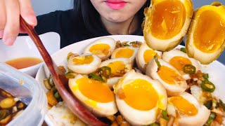 ASMR MUKBANG  간장계란장 soy sauce and egg 먹방 [upl. by Eldreeda]