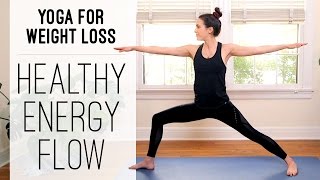 Yoga For Weight Loss  Healthy Energy Flow  Yoga With Adriene [upl. by Aurelea]