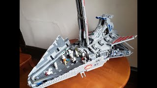 MOC LEGO Venator Class Star Destroyer with FULL INTERIOR [upl. by Chura268]