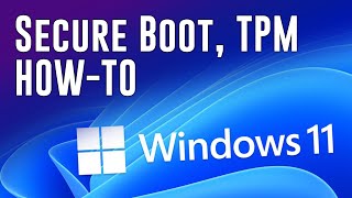 Enable Secure Boot amp TPM for Windows 11 BIOS How To Guide [upl. by Anairol]