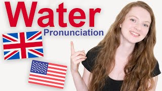 How to Pronounce quotWaterquot in British English and American English [upl. by Nihsfa]