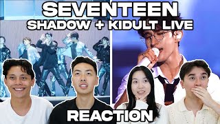 SEVENTEEN SHADOW  KIDULT LIVE REACTION [upl. by Jami72]