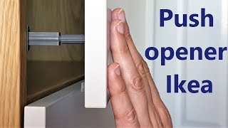 Push open door Ikea  installation [upl. by Michey951]