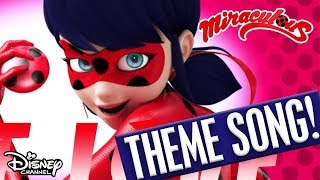 Miraculous  Theme Song with Lyrics  Official Disney Channel Africa [upl. by Leis51]