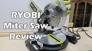 Ryobi 7 14quot Miter Saw Review [upl. by Adelle]