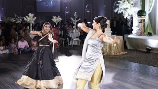 Surprise Bhangra Wedding Performance  Guddiyan Patole  Rim Vs Jhanjar [upl. by Dragone]