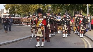 Royal Regiment of Scotland Freedom of the Highlands [upl. by Leilah147]