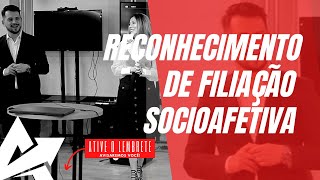 DIREITO DE FAMÍLIA Reconhecimento de filiação socioafetiva [upl. by Dutchman]