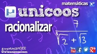 Operaciones con Radicales 06  Racionalizar SECUNDARIA 3ºESO matematicas [upl. by Valdes]