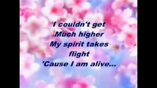 Celine Dion Im alive full lyrics [upl. by Urbas580]