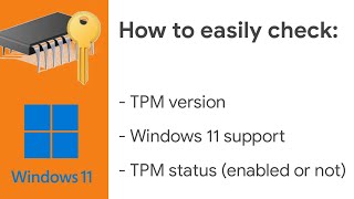 How to check TPM version amp status for Windows 11 support  4 Ways [upl. by Blackstock]