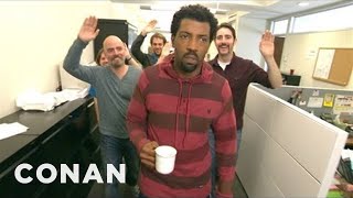 Please Stop Congratulating Deon Cole On Obamas ReElection  CONAN on TBS [upl. by Ahsiea]