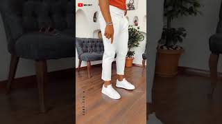 Best formal pant for men  MR DKC white pant shirts outfit dress mensstyle fashion [upl. by Perr412]