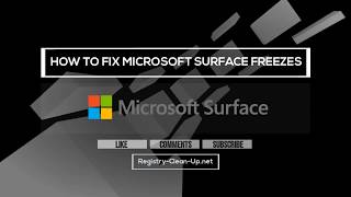 How To Fix Microsoft Surface Freezes [upl. by Adnic]