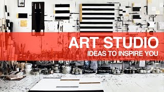 50 Art Studio Ideas From Artists Around The World • Creative Inspirations [upl. by Hilarius]