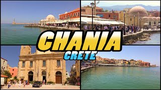 CHANIA  Crete  Greece 4k [upl. by Eneluj573]