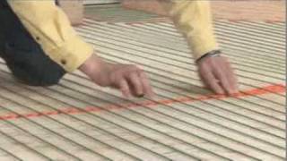 Installation of FLEXTHERMs Green Cable Surface [upl. by Stillas]