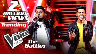 The Battles  Hashen Dulanjana V Kasun Punsith  Pandama  The Voice Teen Sri Lanka [upl. by Elocen442]