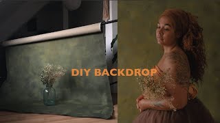 How to Paint a Canvas Backdrop  Old Master Style [upl. by Edris]