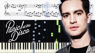 Panic At The Disco  High Hopes  Piano Tutorial  SHEETS [upl. by Inaboy]