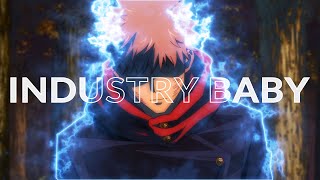 Lil Nas X  Industry Baby AMV  Jujutsu Kaisen [upl. by Ahnavas]