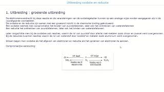 7 Uitbreiding van redoxreacties [upl. by Stubbs]