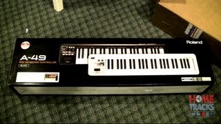 Roland A49 USB MIDI Keyboard Unboxing Studio One Install Review [upl. by Andrew320]