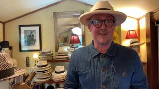 How to reshape the brim of your panama hat [upl. by Neelyar851]