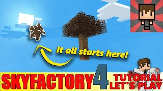 SKYFACTORY 4  EP01 DIRT SAPLING DIRT TREE amp DRYING RACK HELPTUTORIAL [upl. by Frolick995]