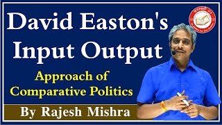 Modern Approach of Comparative Politics David Eastons Input Output Model  Political System Theory [upl. by Eelessej]