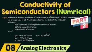 Conductivity of Semiconductors Numerical Part 2 [upl. by Sutsuj]