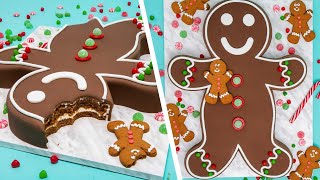 BIGGEST Gingerbread Man In The World  Holiday Baking Ideas  How To Cake It with Yolanda Gampp [upl. by Aicnetroh488]