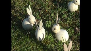 Frohe Ostern  Osterhasen drechseln [upl. by Stoddard]