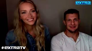 Rob Gronkowski amp Camille Kostek Reveal Nightly Routine During Quarantine [upl. by Hamer]