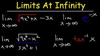 Limits at Infinity amp Horizontal Asymptotes [upl. by Nyram414]