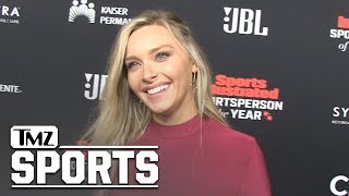 Camille Kostek Defends Rob Gronkowskis Missed Tackle Give Him Another Chance  TMZ Sports [upl. by Aserehc]