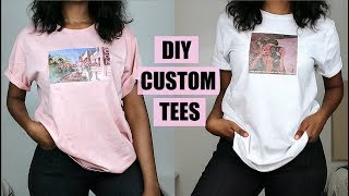 DIY Custom Print TShirts  NO Transfer Paper [upl. by Roon474]