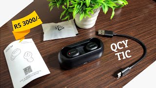 QCY T1CT1 Tws Unboxing and review  Budget earbuds ⚡⚡ [upl. by Sikko91]