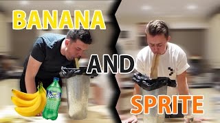 Banana amp Sprite challenge VOMIT ALERT [upl. by Tobin327]