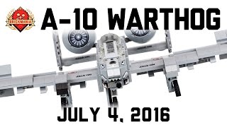 Brickmania New Release  A10 Warthog  Custom LEGO Military [upl. by Sallee834]