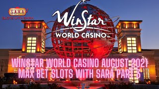 Winstar World Casino Max Bet Slots Jackpots [upl. by Jankell]